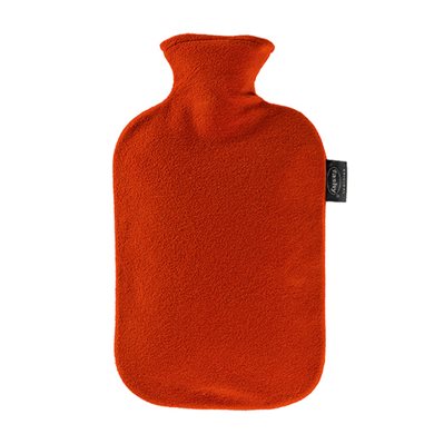 Θερμοφόρα Νερού Με FLeece Κάλυμμα Fashy 6530, 2lt, Κόκκινη