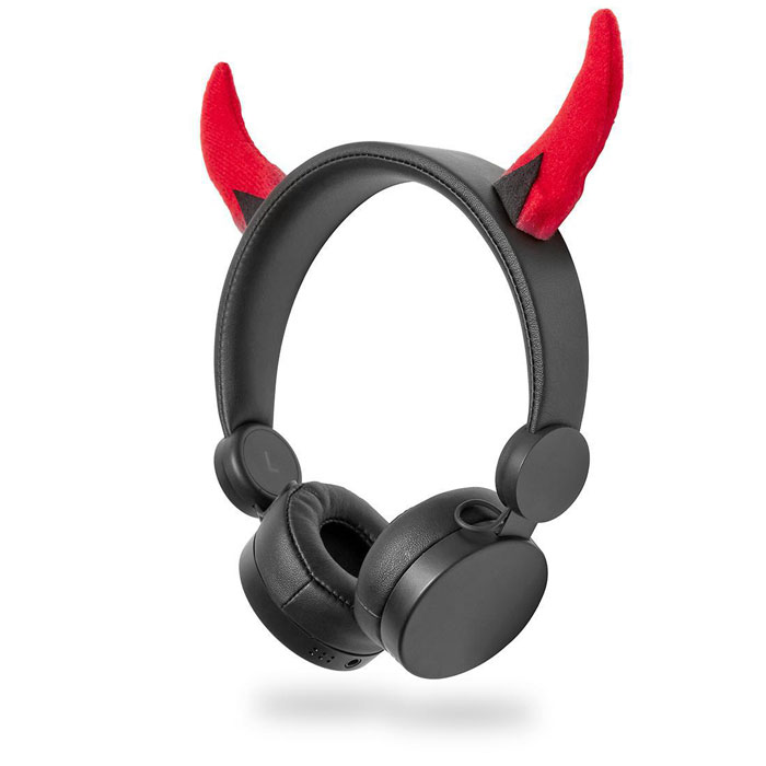 On-Ear Ενσύρματα Ακουστικά Animaticks Danny Devil Nedis HPWD4000BK