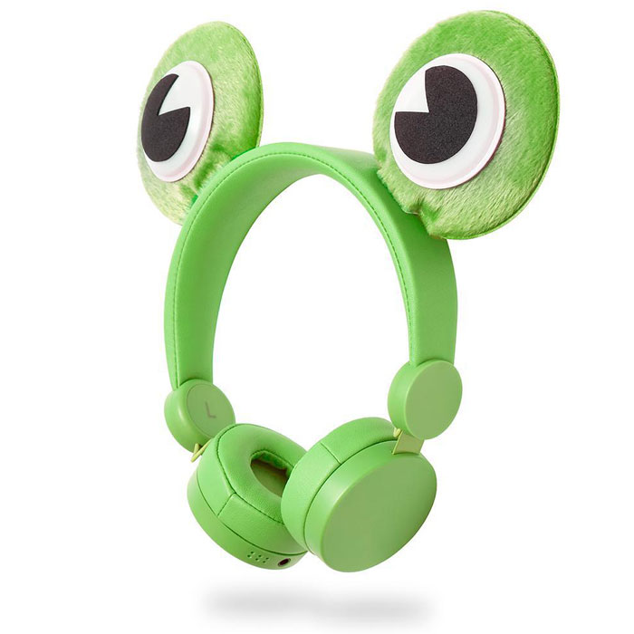 On-Ear Ενσύρματα Ακουστικά Animaticks Freddy Frog Nedis HPWD4000GN