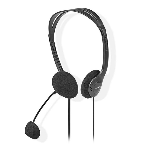 Ενσύρματα Ακουστικά On-Ear Nedis CHST100BK