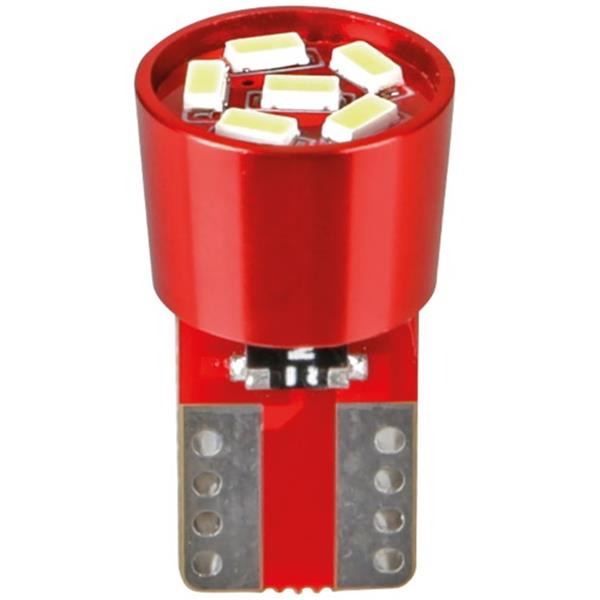 T10 24v W2,1x9,5d 36lm 6smd Led Κοκκινο (καρφωτο-διπλης Πολικοτητας Can-bus) 2τεμ.