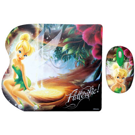 Σετ Mini Οπτικό Ποντίκι & Mousepad "Fairies" Disney DSY TP7001 SΗΡ.ΟΙΚ.32965