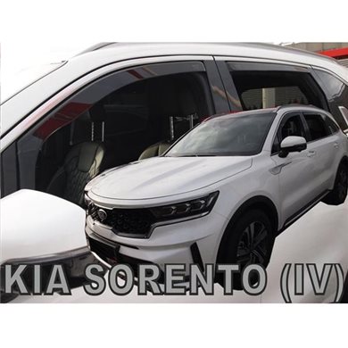 Heko Kia Sorento 5d 2020+ - Σετ Ανεμοθραυστες Αυτοκινητου Απο Ευκαμπτο Φιμε Πλαστικο Heko - 4 Τεμ. ΑΝΕΜ.SET20190