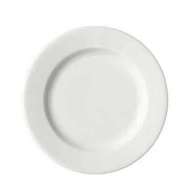 Πιάτο Πορσελάνης Στρογγυλό Λευκό Ρηχό 20cm Home&Style 239184476-36/6 Σετ 6τμχ