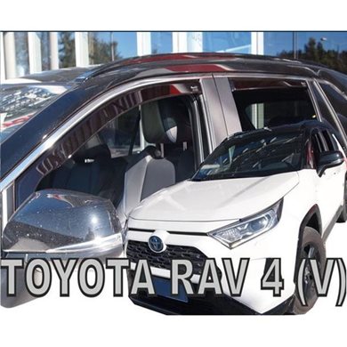 Heko Toyota Rav4 V 5d 2019+ Σετ Ανεμοθραυστες Αυτοκινητου Απο Ευκαμπτο Φιμε Πλαστικο Heko - 4 Τεμ. ΑΝΕΜ.SET29657