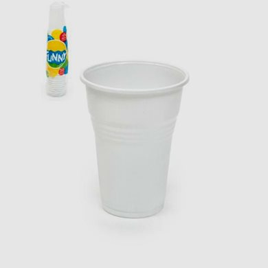Ποτήρι Νερού Μιας Χρήσεως Λευκό 270ml 50 τεμ 127633-70