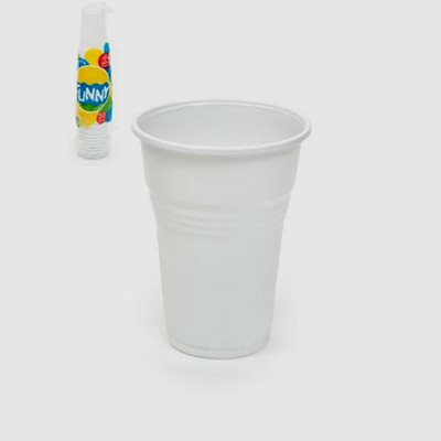 Ποτήρι Νερού Μιας Χρήσεως Λευκό 270ml 50 τεμ 127633-70