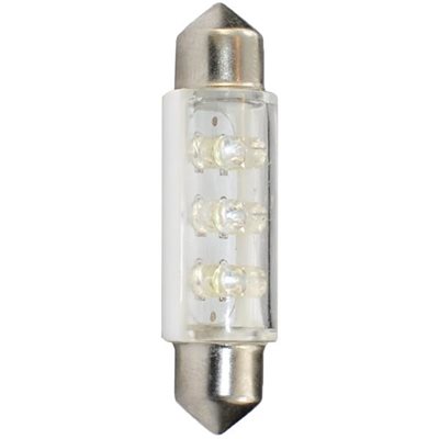 Λαμπάκι Πλαφονιέρας C5W 24V 0,24W Sv8,5 41mm Led 6xFlux 3mm Μπλε 1τμχ M-Tech L946B/MT