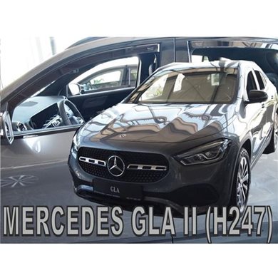 Heko Mercedes Gla H247 5d 2020+ Σετ Ανεμοθραυστες Αυτοκινητου Απο Ευκαμπτο Φιμε Πλαστικο Heko - 4 Τεμ. ΑΝΕΜ.SET23620