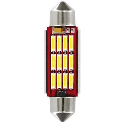 Λαμπάκι Πλαφονιέρας 12V 12X41mm 150Lm Λευκό Mega-Led12 (Διπλής Πολικότητας Can Bus) 1τμχ Lampa L5812.5