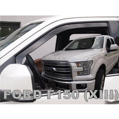 Heko Ford F150 4d 2014+ Ζευγαρι Ανεμοθραυστες Απο Ευκαμπτο Φιμε Πλαστικο Heko - 2 Τεμ. ΑΝΕΜ.15339