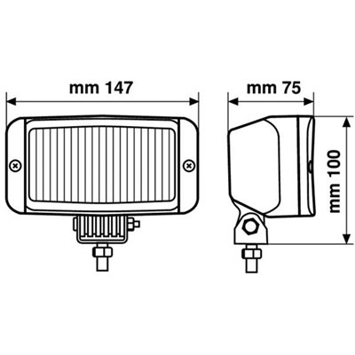 Προβολείς Prox 12V H3 55W 1τμχ Lampa L7234.6