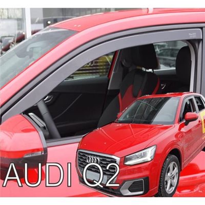 Heko Audi Q2 5d 2016+ Ζευγαρι Ανεμοθραυστες Απο Ευκαμπτο Φιμε Πλαστικο Heko - 2 Τεμ. ΑΝΕΜ.10256