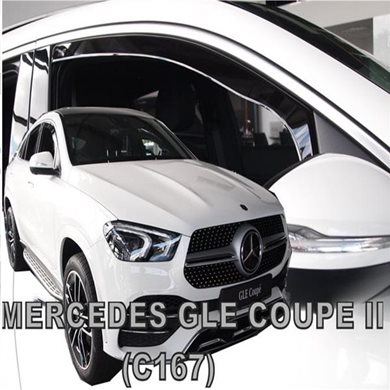 Heko Mercedes Gle Coupe C167 5d 2019+ - Ζευγρι Ζευγαρι Ανεμοθραυστες Απο Ευκαμπτο Φιμε Πλαστικο Heko - 2 Τεμ. ΑΝΕΜ.23617