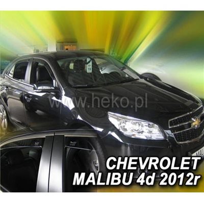 Heko Chevrolet Malibu 5d 2012+ Σετ Ανεμοθραυστες Αυτοκινητου Απο Ευκαμπτο Φιμε Πλαστικο Heko - 4 Τεμ. ΑΝΕΜ.SET10539