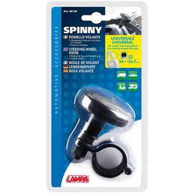 Lampa Τεμπελης Τιμονιου Μαυρο Χρωμα Spinny L0013.8