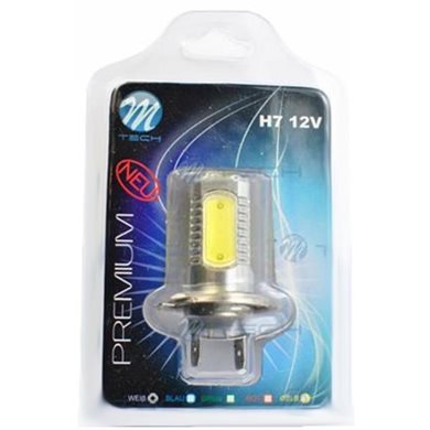 Λάμπα Η7 Led 4X1,5W Hp 6W 12V Λευκή 1τμχ M-Tech LBX17/MT