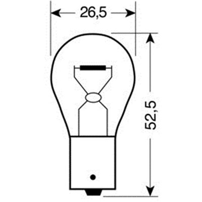 Λαμπάκια Παρακεντρα 12V/Py21W Πορτοκαλί Lampa L5806.6 10τμχ