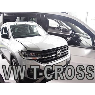 Heko Vw T-cross 5d 2019+ Σετ Ανεμοθραυστες Αυτοκινητου Απο Ευκαμπτο Φιμε Πλαστικο Heko - 4 Τεμ. ΑΝΕΜ.SET31016