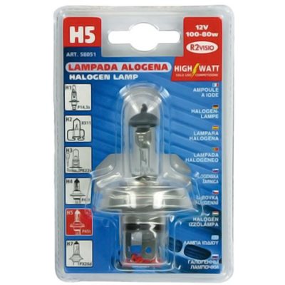 H5 Αλογόνου 12V/100-80W 82mm P45T Lampa L5805.1 1τμχ