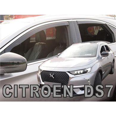 Heko Citroen Ds7 Crossback 5d 2018+ Σετ Ανεμοθραυστες Αυτοκινητου Απο Ευκαμπτο Φιμε Πλαστικο Heko - 4 Τεμ. ΑΝΕΜ.SET12270