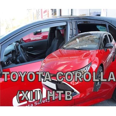 Heko Toyota Corolla Xii 5d Htb 2018+ Σετ Ανεμοθραυστες Αυτοκινητου Απο Ευκαμπτο Φιμε Πλαστικο Heko - 4 Τεμ. ΑΝΕΜ.SET29660