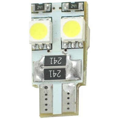 W5W 12V T10 W2.1x9.5D Led 18xSMD5050 Λευκό Καρφωτό Can-Bus 1τμχ M-Tech L313W/MT