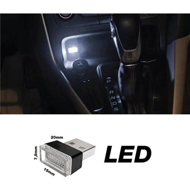Πλαφονιερα Αναγνωσης Σε Usb Λευκο Φως Athmosphere Led Για Θυρα 20x15x7,8mm 1τεμ.
