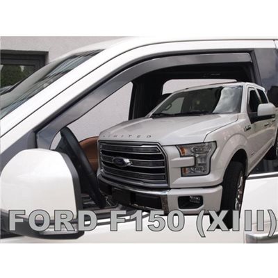 Heko Ford F150 4d 2014+ Ζευγαρι Ανεμοθραυστες Απο Ευκαμπτο Φιμε Πλαστικο Heko - 2 Τεμ. ΑΝΕΜ.15339