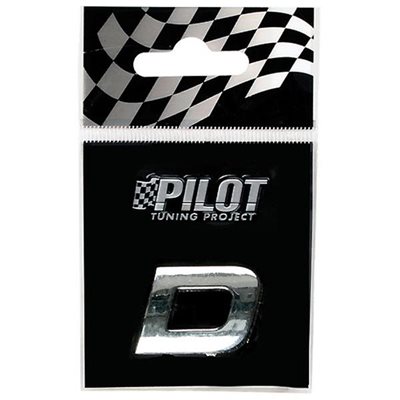 Αυτοκόλλητο Γράμμα 3D Type-1 "D" 18mm Lampa 0791.4-LM