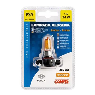 Psy24W 12V 24W 385lm Pg20-4 Standard Line Πορτοκαλί 1τμχ Lampa L5800.6