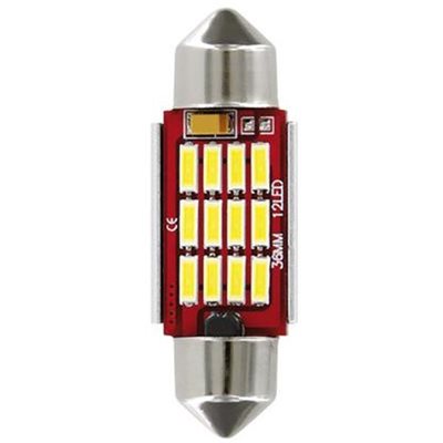 Λαμπάκι Πλαφονιέρας 12V 12X36mm 150Lm Λευκό Mega-Led12 (Διπλής Πολικότητας Can Bus) 1τμχ Lampa L5812.4