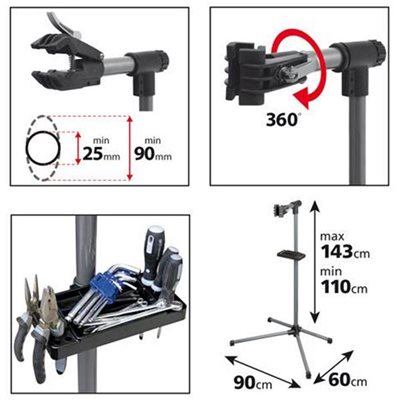 Στάντ Ποδηλάτου Professional Τηλεσκοπικό Max 20kg Lampa 9500.3-LB