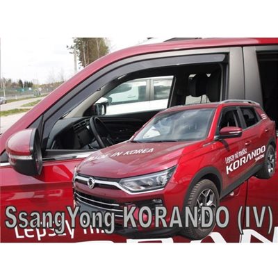 Heko Ssangyong Korando 5d 2019+ Ζευγαρι Ανεμοθραυστες Απο Ευκαμπτο Φιμε Πλαστικο Heko - 2 Τεμ. ΑΝΕΜ.28914