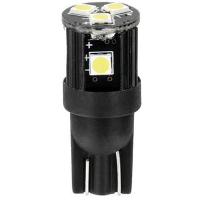 T10 12/32V W2.1x9.5D Mega-Led7 Διάθλασης Λευκό Καρφωτό Ακάλυκο 2τμχ Lampa L5851.8