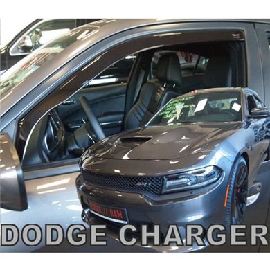 Heko Dodge Charger 5d 2011+ Ζευγαρι Ανεμοθραυστες Απο Ευκαμπτο Φιμε Πλαστικο Heko - 2 Τεμ. ΑΝΕΜ.13423