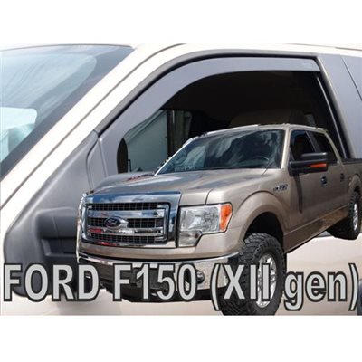 Heko Ford F-150 Xlt 4d 2008-2014 Ζευγαρι Ανεμοθραυστες Απο Ευκαμπτο Φιμε Πλαστικο Heko - 2 Τεμ. ΑΝΕΜ.15337