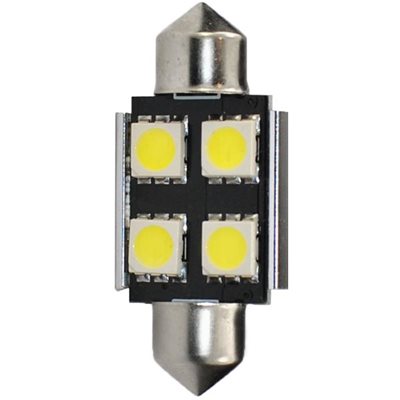 Λαμπάκι Πλαφονιέρας C5W 24V 0,24W Sv8,5 36mm Can-Bus 4xSMD5050 Premium Λευκό 1τμχ M-Tech L9328W/MT