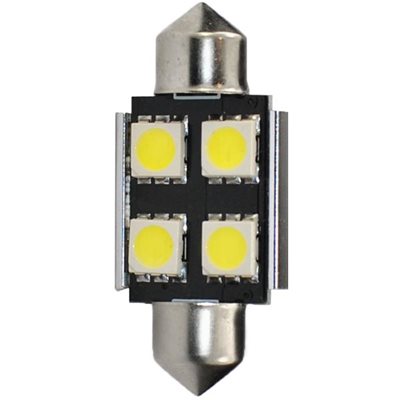 Λαμπάκι Πλαφονιέρας C5W 24V 0,24W Sv8,5 36mm Can-Bus 4xSMD5050 Premium Λευκό 1τμχ M-Tech L9328W/MT