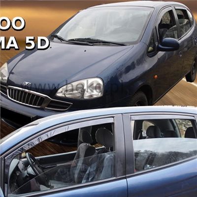 Heko Chevrolet Tacuma 5d 2000-2011 Σετ Ανεμοθραυστες Αυτοκινητου Απο Ευκαμπτο Φιμε Πλαστικο Heko - 4 Τεμ. ΑΝΕΜ.SET21420