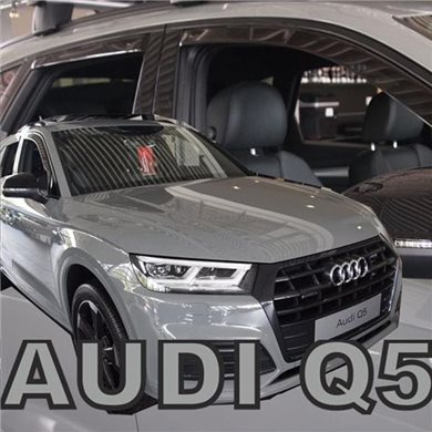 Heko Audi Q5 5d 2016+ Σετ Ανεμοθραυστες Αυτοκινητου Απο Ευκαμπτο Φιμε Πλαστικο Heko - 4 Τεμ. ΑΝΕΜ.SET10266