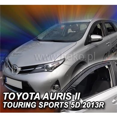 Heko Toyota Auris Ii Touring Combi 5d 2013+ Σετ Ανεμοθραυστες Αυτοκινητου Απο Ευκαμπτο Φιμε Πλαστικο Heko - 4 Τεμ. ΑΝΕΜ.SET29637