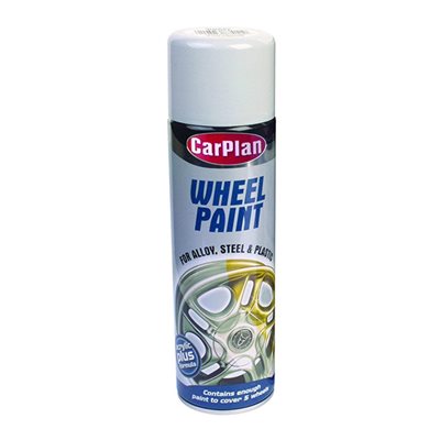 Σπρέυ Βαφής Ζαντών Ανοιχτό Ασημί Wheel Paint Bright Silver 500ml CarPlan CP-WBS500