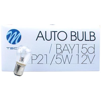 P21/5W 12V 21/5W Bay15D Διπολικό Standard Αλογόνου 10τμχ M-Tech Z15/MT