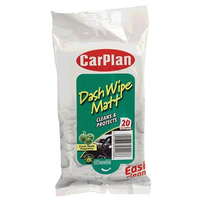 Πανάκια Ταμπλώ Ματ Μήλο Dash Wipe Matt CarPlan CP-MDW020 20τμχ