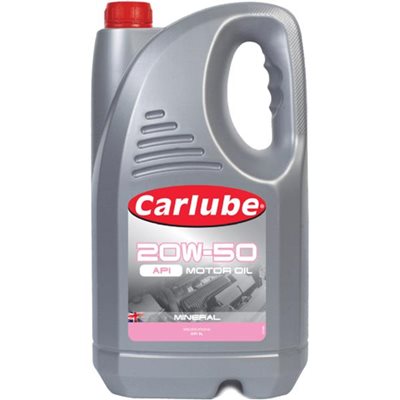 Λαδι Κινητηρα 20w-50 Ορυκτελαιο Api Carlube 5l