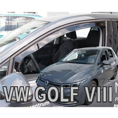 Heko Vw Golf 8 5d 2020+ - Ζευγρι Ζευγαρι Ανεμοθραυστες Απο Ευκαμπτο Φιμε Πλαστικο Heko - 2 Τεμ. ΑΝΕΜ.31019