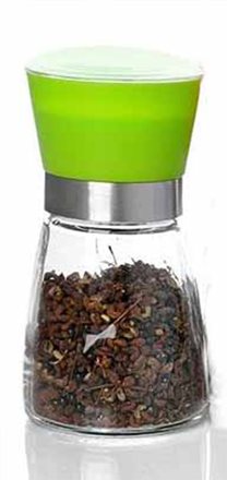 Πιπερόμυλος Γυάλινος Λαχανί 13cm Home&Style 735055-48