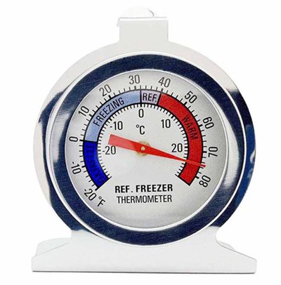 Θερμόμετρο Ψυγείου Αναλογικό Inox Home&Style 735664-100/10