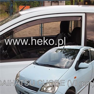 Heko Daihatsu Cuore 6 3d L251 2003-2007 Ζευγαρι Ανεμοθραυστες Απο Ευκαμπτο Φιμε Πλαστικο Heko - 2 Τεμ. ΑΝΕΜ.13224